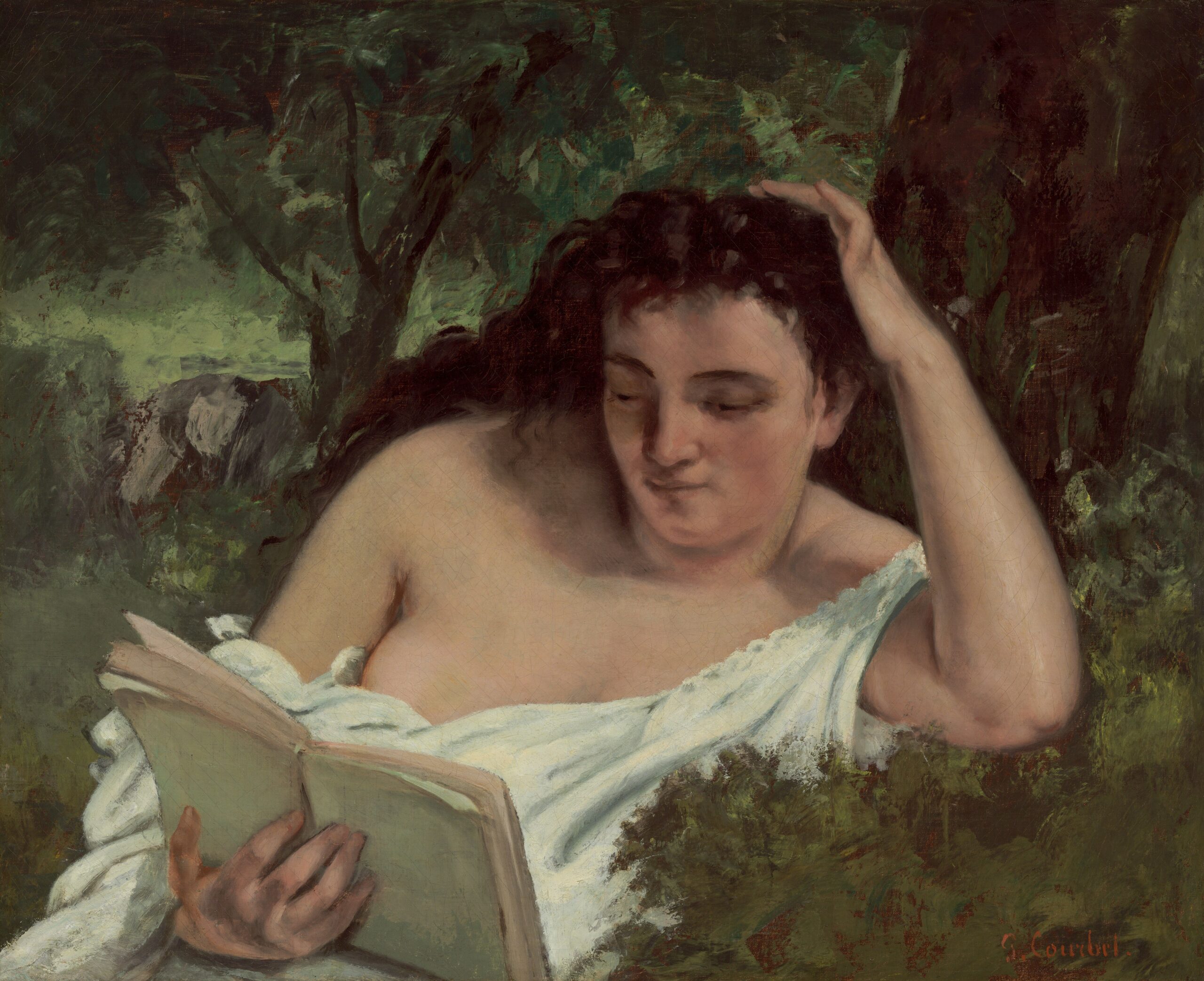 Young Woman reading
